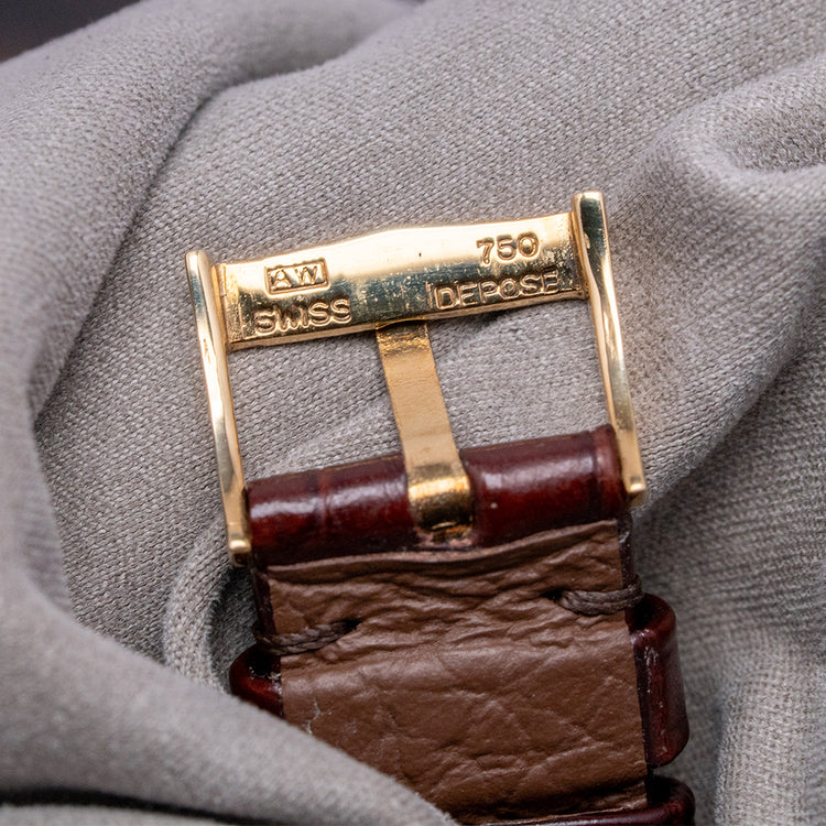 1970s Vacheron Constantin 'Tank' 18ct Gold 33201 23x28mm