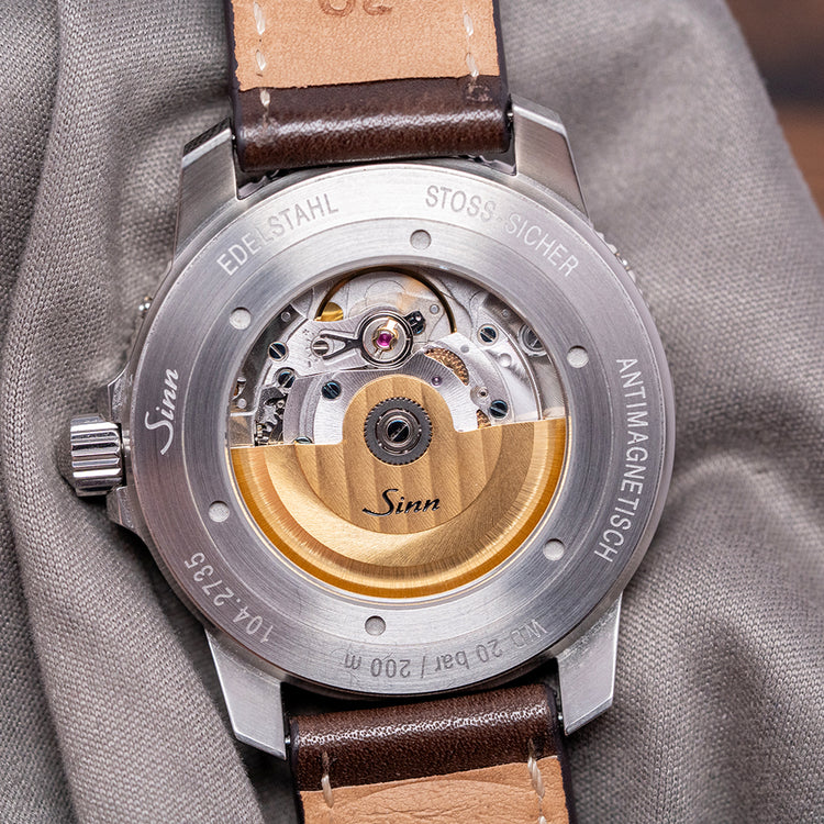 2017 Sinn 104 St Sa I Black Automatic 41mm on Strap