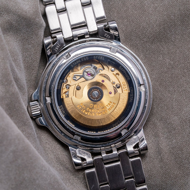 2000s Oris 'Chronometer' Pointer Date 35mm 7467B