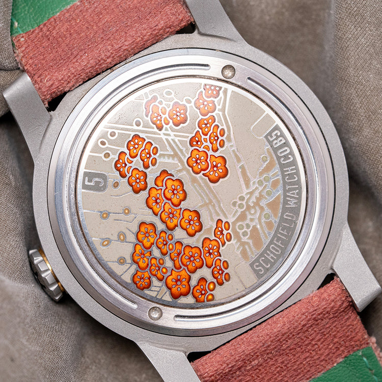 2023 Schofield B5 Japanese Sakura Automatic 44mm