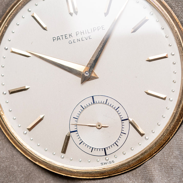 1952 Patek Philippe 18ct Yellow Gold Pocket Watch Reference 600