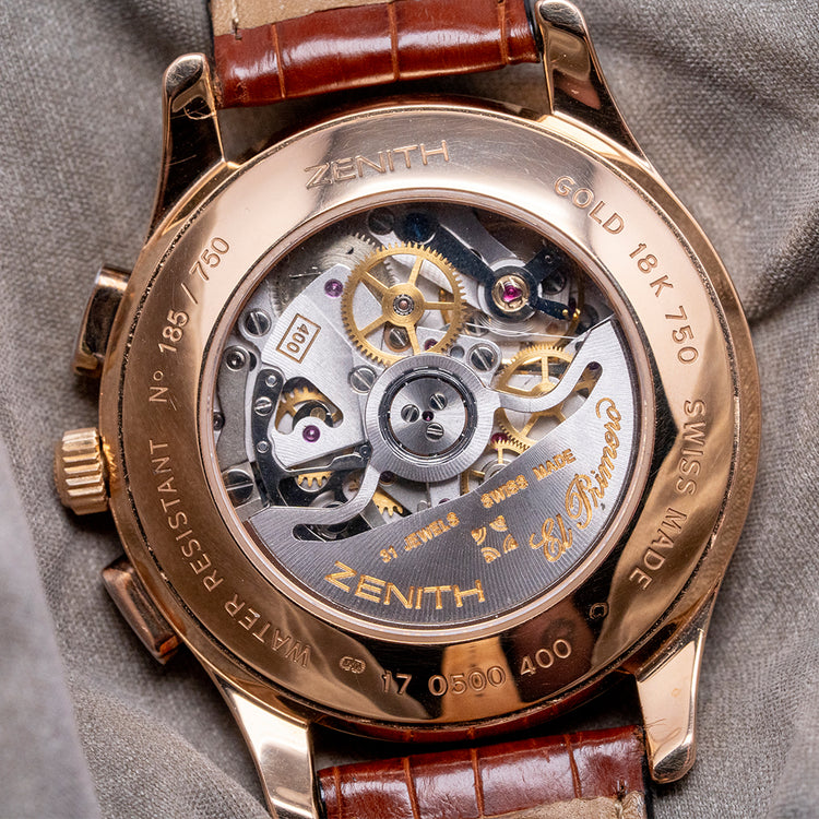 1997 Zenith El Primero Chronomaster Limited Rose Gold 17.0500.400