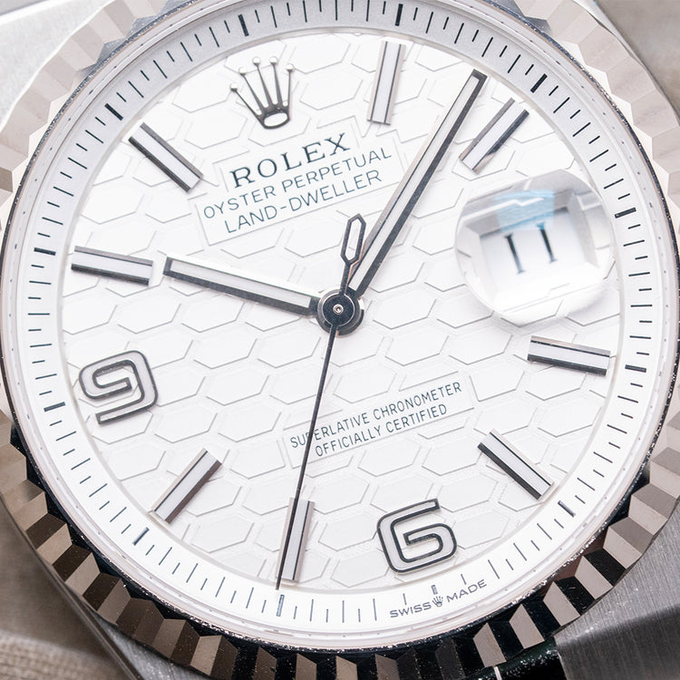 2025 Rolex Land-Dweller 36mm White Dial Automatic 127234