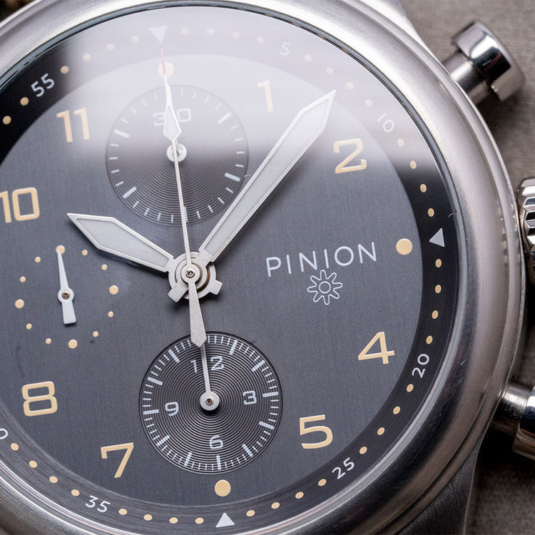 2025 Pinion Elapse 42mm Anthracite Grey Chronograph