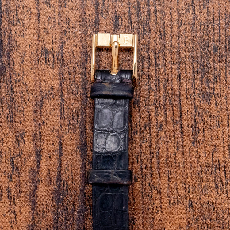 1992 Piaget Polo 18ct Gold Lapis Dial Box & Papers 15213