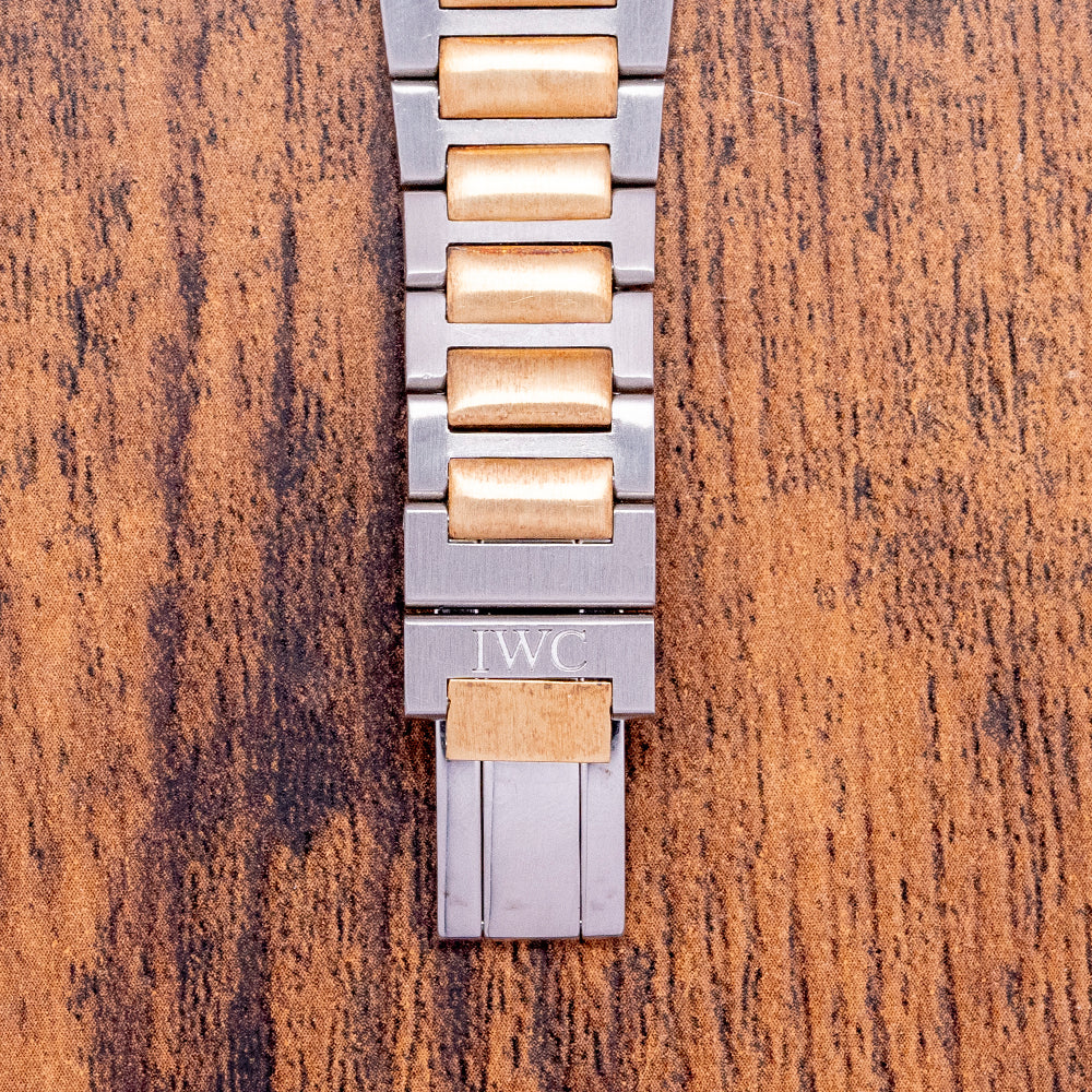 1980s IWC Ingenieur SL Quartz Steel & Gold on Bracelet 34mm