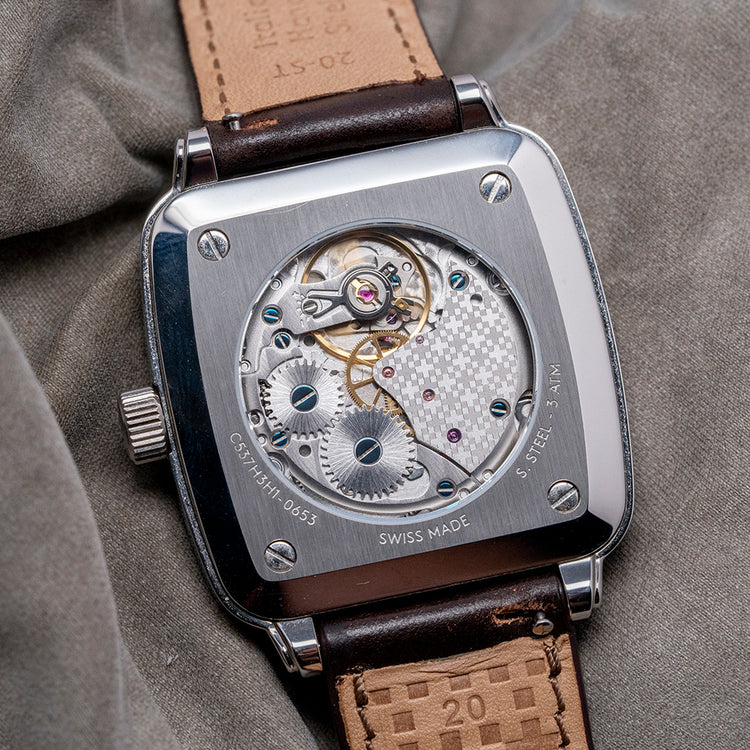 2018 Christopher Ward C5 Malvern Slimline² Square Manual 37mm