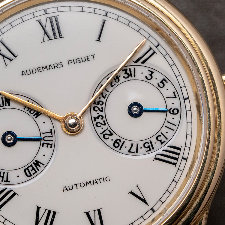 1980s Audemars Piguet Classic Day Date 18ct Gold 33mm 25574BA