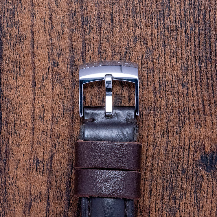 2018 Louis Vuitton Tambour Brown Quartz 34mm Q1311