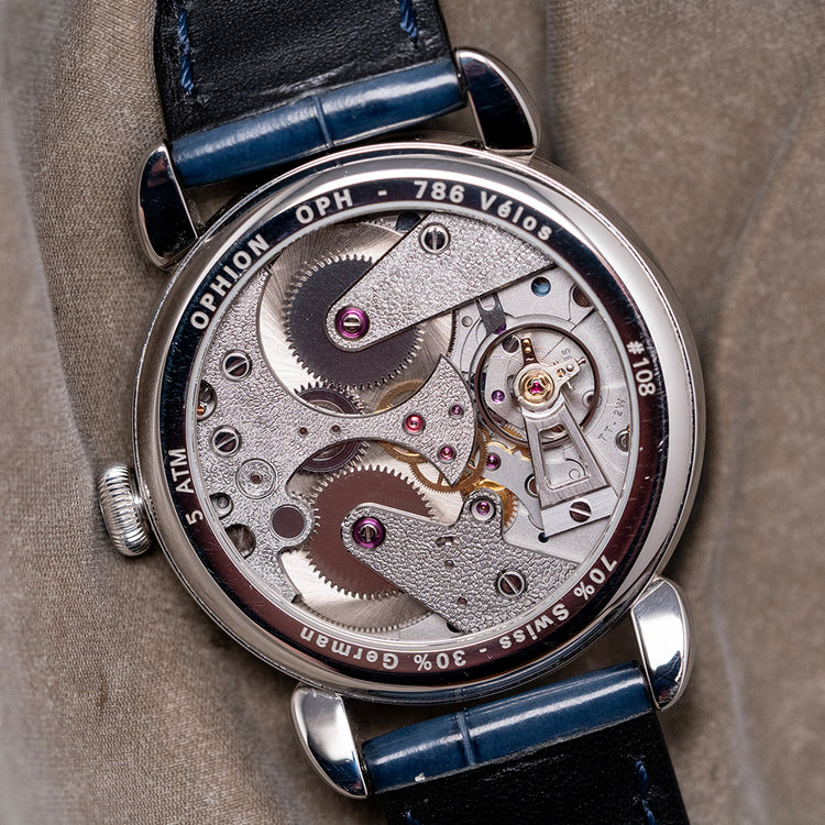2021 Ophion 786 Vélos Blue Radial Dial 39mm