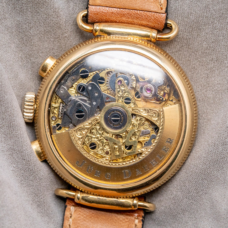 1980s Dubey & Schaldenbrand 18ct Triple Calendar Moonphase Chronograph