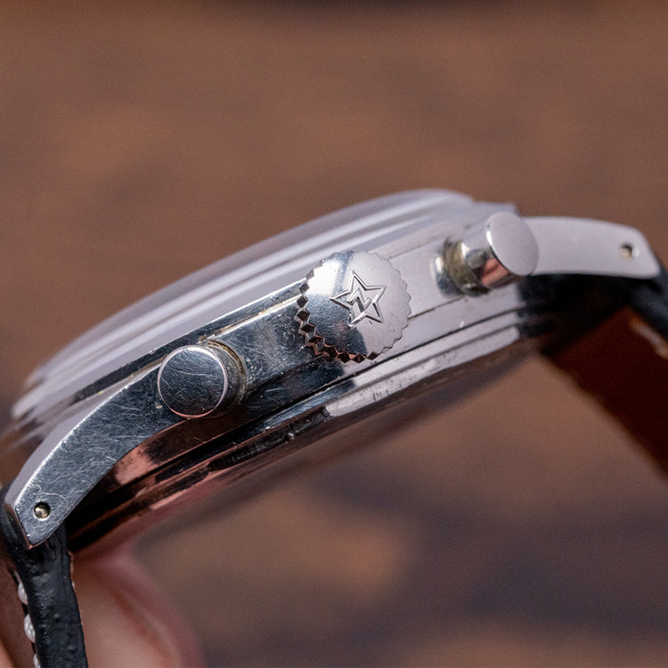 1960s Zenith Black Chronograph Cal. 146 HP 38mm AH2711