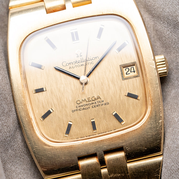 1971 Omega Constellation Chronometer 18ct Gold 168.047