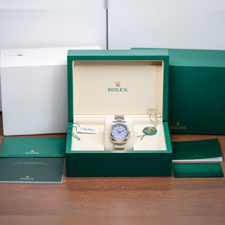 2025 Rolex Oyster Perpetual 34mm 'Lavender' Dial 124200