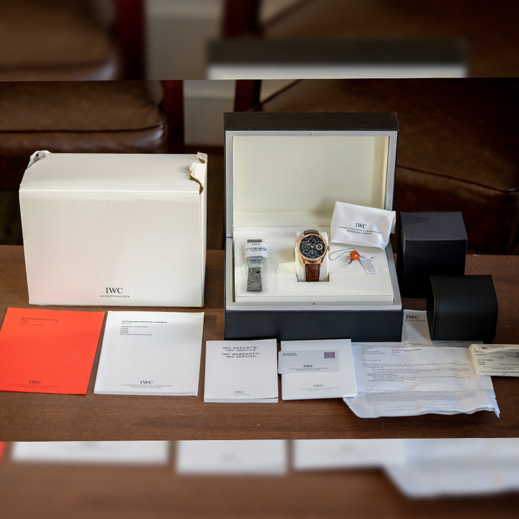 2014 IWC Portuguese Perpetual Calendar 18ct Gold 44mm IW503202