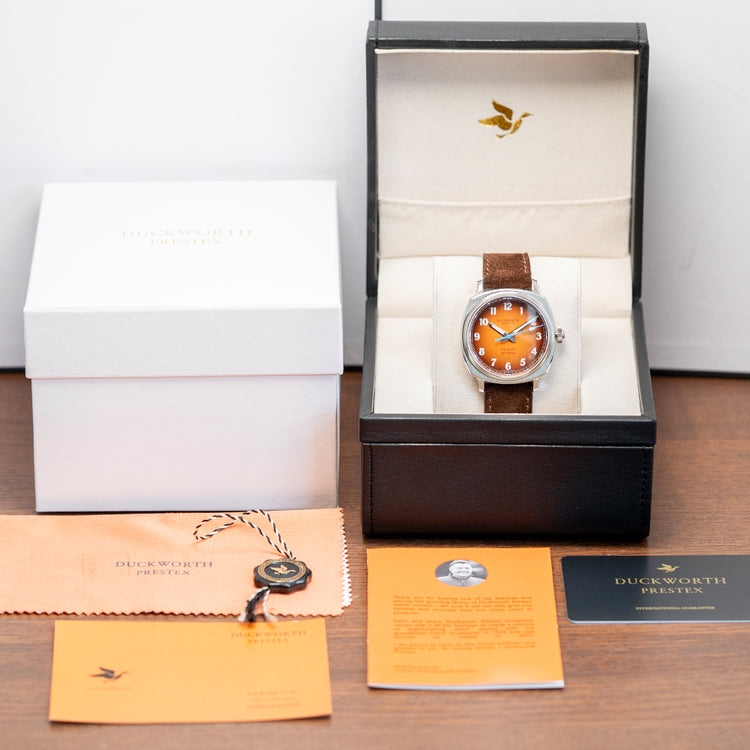 2023 Duckworth Prestex Vernimatic Orange Fume Limited 39mm