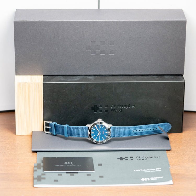 2020 Christopher Ward C60 Trident Pro 600 MK3 40mm