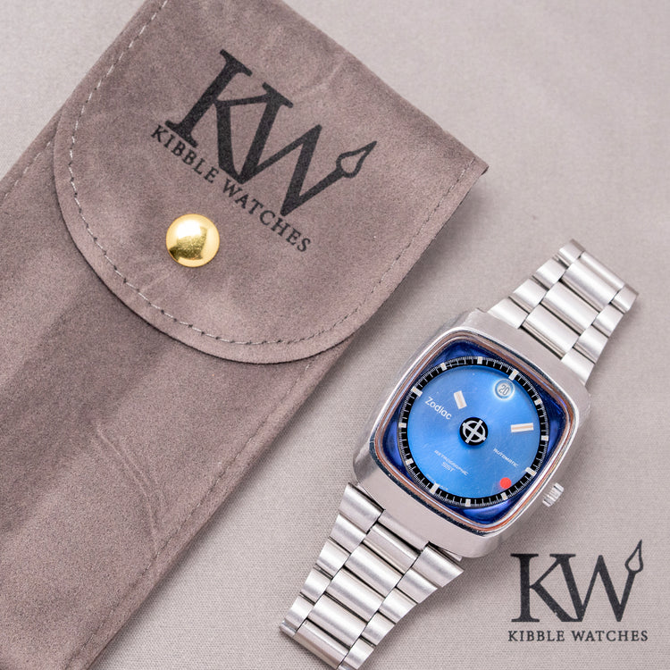 1970s Zodiac Astrographic SST "Mystery Dial" on Bracelet 35.5mm