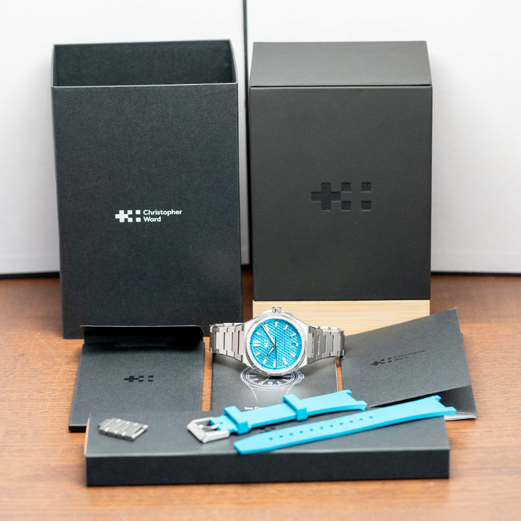 2024 Christopher Ward The Twelve 38mm Ice Cream Blue