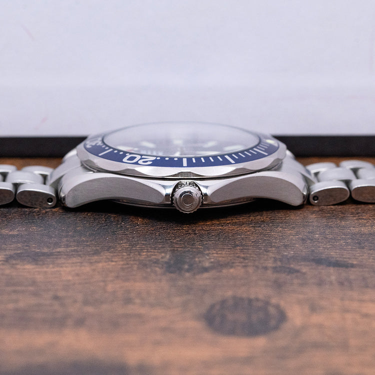 2014 Omega Seamaster 300M Automatic Electric Blue 41mm 2255.80