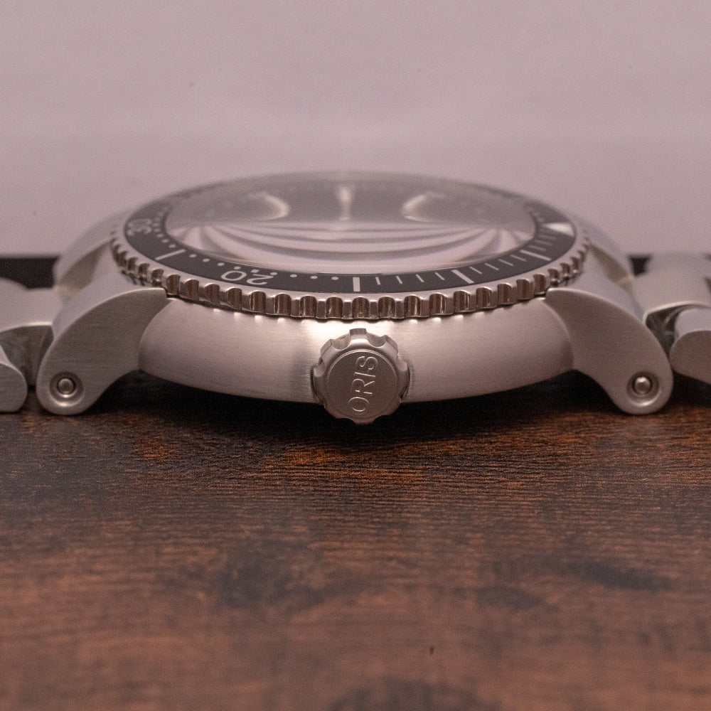 2009 Oris TT1 Divers Automatic Black Wave 7533P
