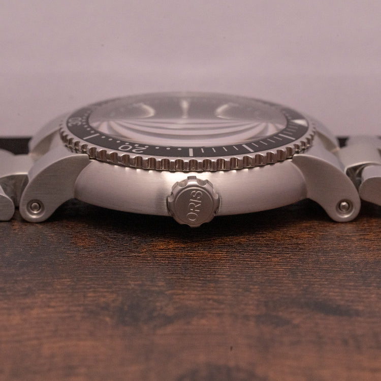 2009 Oris TT1 Divers Automatic Black Wave 7533P