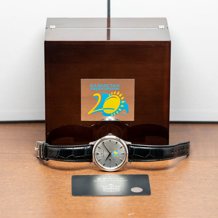 2011 Zenith Heritage Ultra Thin 40mm '20th Anniversary Kazakhstan Independence'