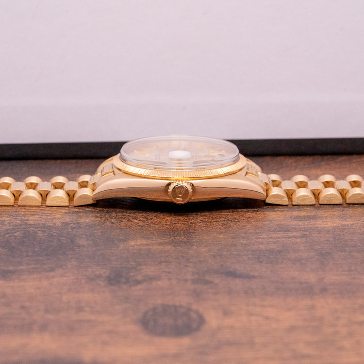 1973 Rolex Oyster Perpetual Day Date 1807 Bark with Bracelet