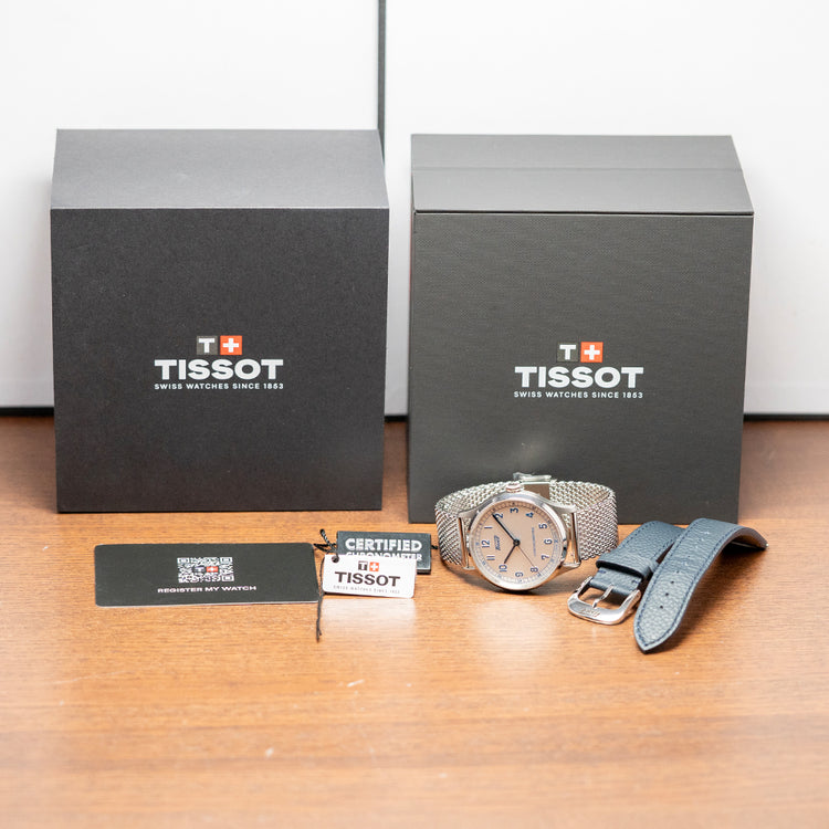 2025 Tissot Heritage 1938 Chronometre 39mm on Bracelet + Strap