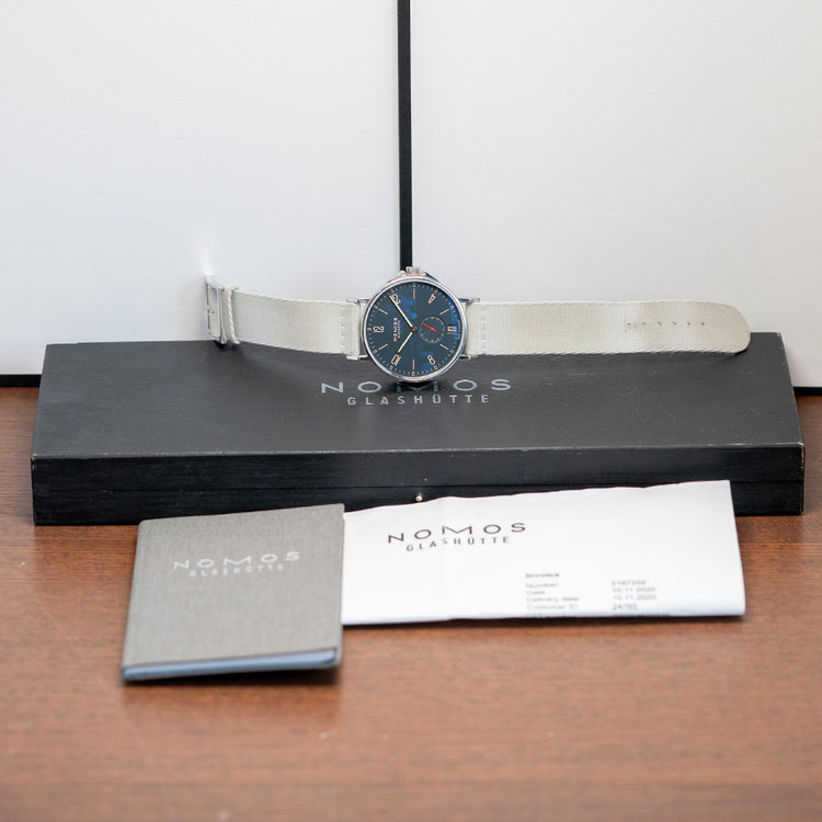 2016 Nomos Ahoi Atlantik Blue Automatic 40mm 552