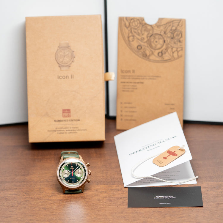 2025 Seagull 1963 Icon II Bronze / Green Dial No. 0002 40mm