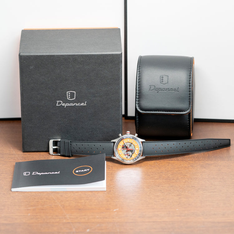 2026 Depancel Allure Mono Eye Chronograph Orange Dial 39mm