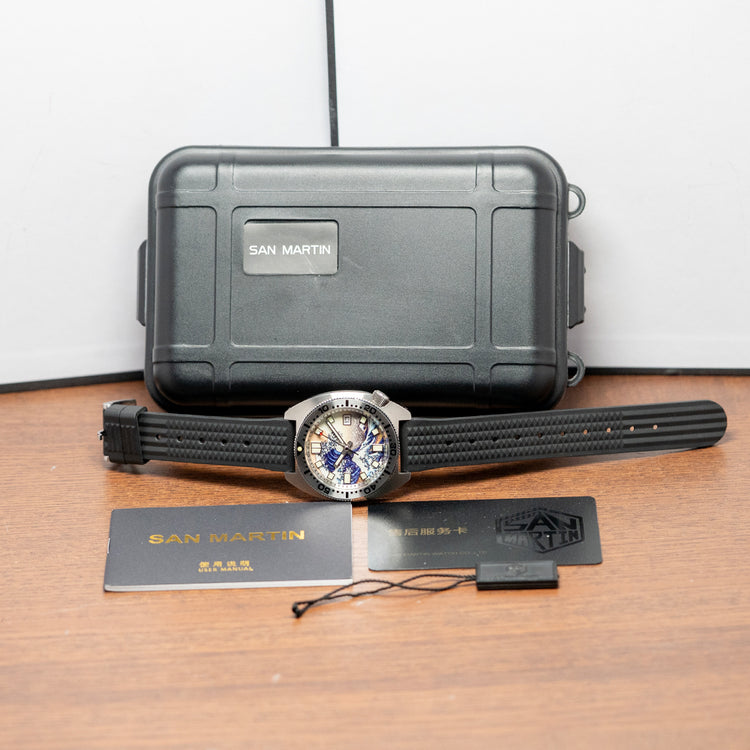 2020 San Martin '6105 Turtle' Full Lume Wave 42mm SN0068G