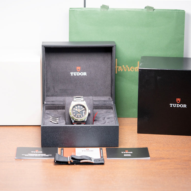 2018 Tudor Black Bay "Harrods" Green Edition 41mm 79230G
