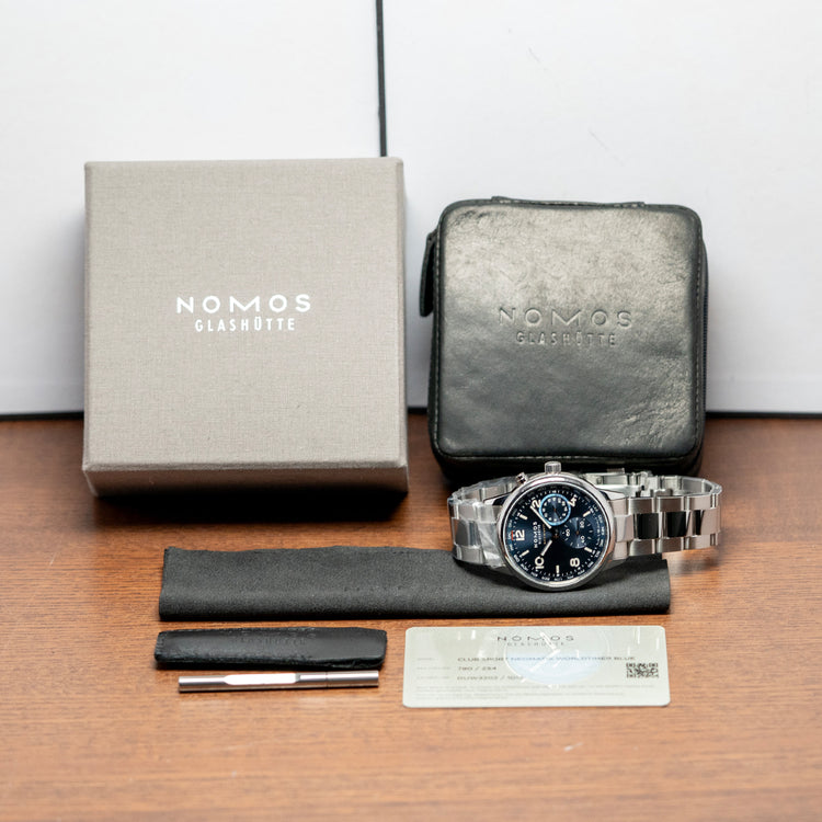 2025 Nomos Club Sport Neomatik Worldtimer Blue 40mm 790