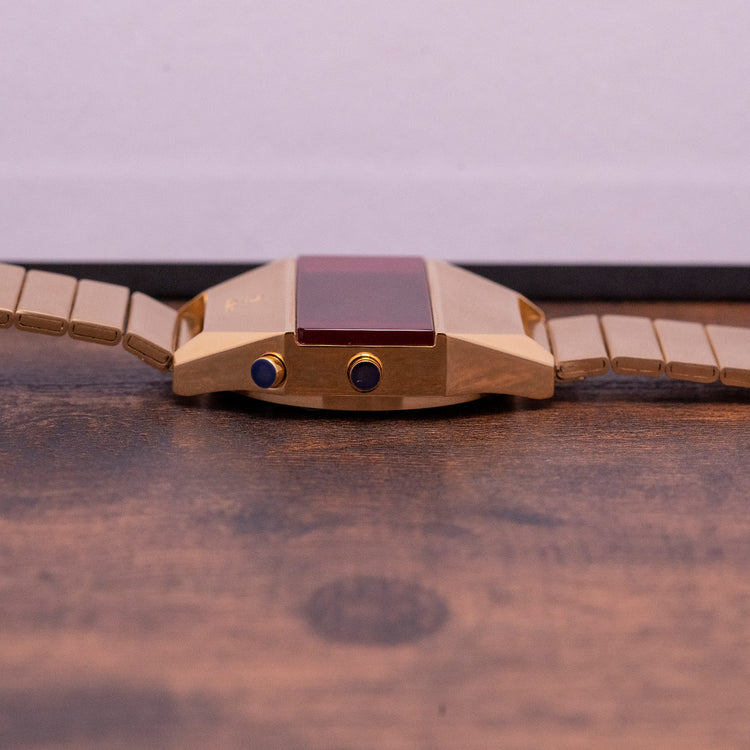 2022 Yema LED Yellow Gold Plated Retro YMHF1575-1AM