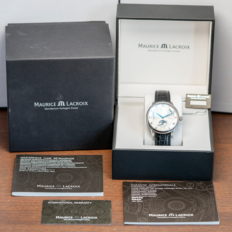 2018 Maurice Lacroix Masterpiece Moon Retrograde Calendar