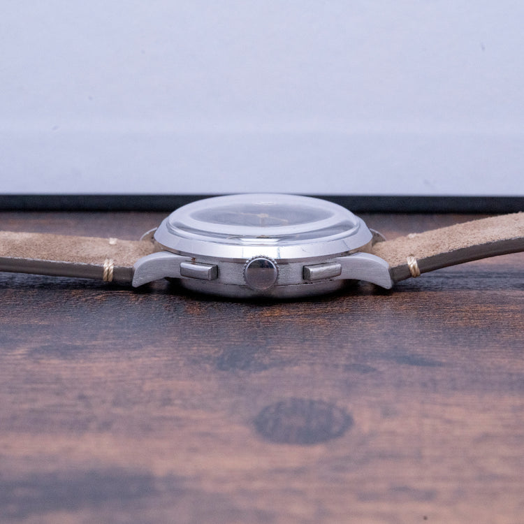 1940s CYMA Antimagnetic 36mm Steel Valjoux 22 Chronograph