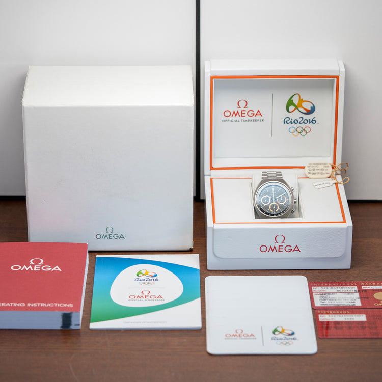 2015 Omega Speedmaster MKII "Rio 2016" Limited 42mm 522.10.43.50.01.001