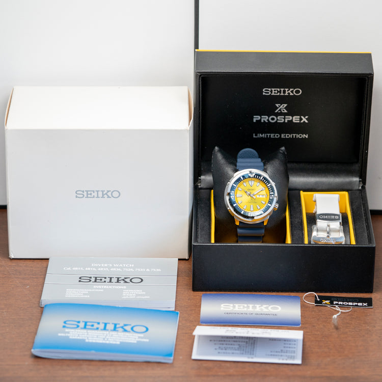2021 Seiko Prospex Tuna “Blue Butterfly Fish” SRPD15K1 47.5mm