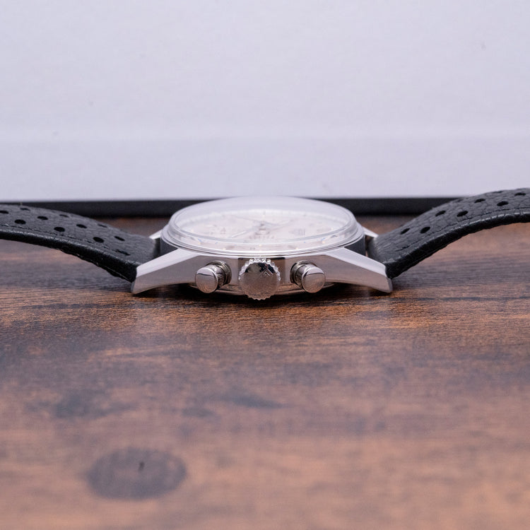 1997 TAG Heuer Carrera Re-Edition 36mm White CS3110 Box & Papers