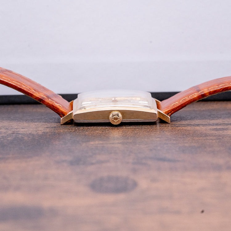 1970s Enicar Ultrasonic Square Gold-Plated Case Mechanical