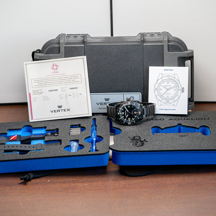 2022 Vertex M60C AquaLion No-Date Black DLC 40mm