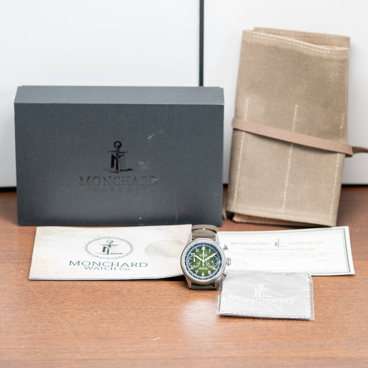 2026 Monchard Telemeter Chronograph Green 39mm