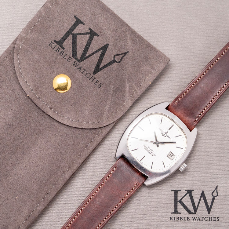 1970s Ulysse Nardin 36000 Chronometer 35mm Cushion Case