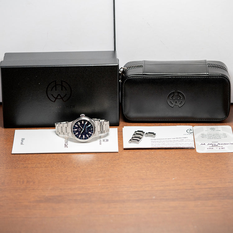 2025 Henry Archer Verden GMT Ad Astra Aventurine 39mm