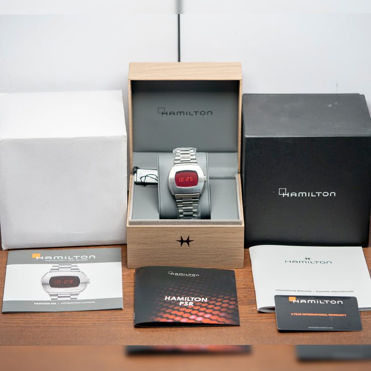 2022 Hamilton American Classic PSR Digital Quartz 'Red' H52414130