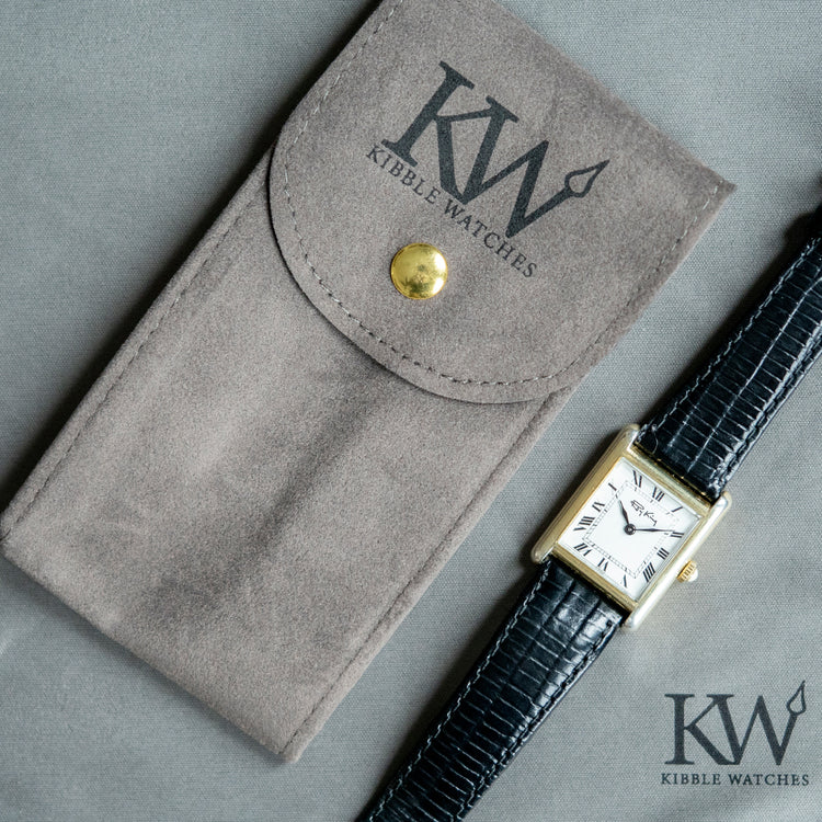 1977 Roy King 'Tank' Sterling Silver / Gold-Plated Mechanical 23x30.5mm