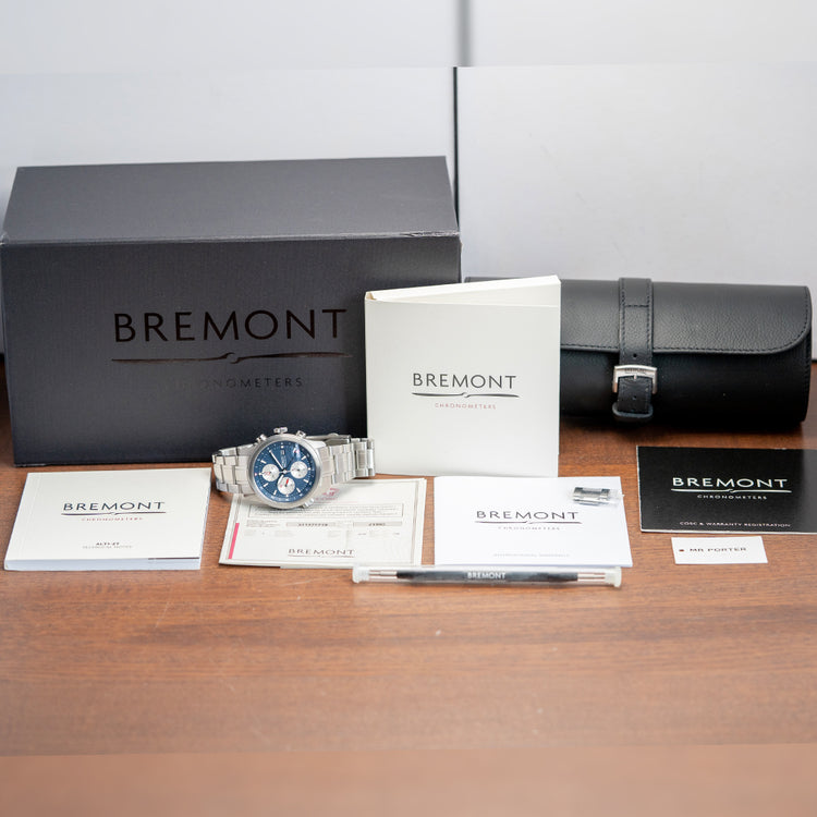 2023 Bremont GMT Chronograph Mr Porter Limited Ed. ALT1-ZT-BL