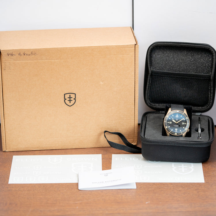 2020 Elliot Brown Automatic 43mm Bronze PVD 101-A12